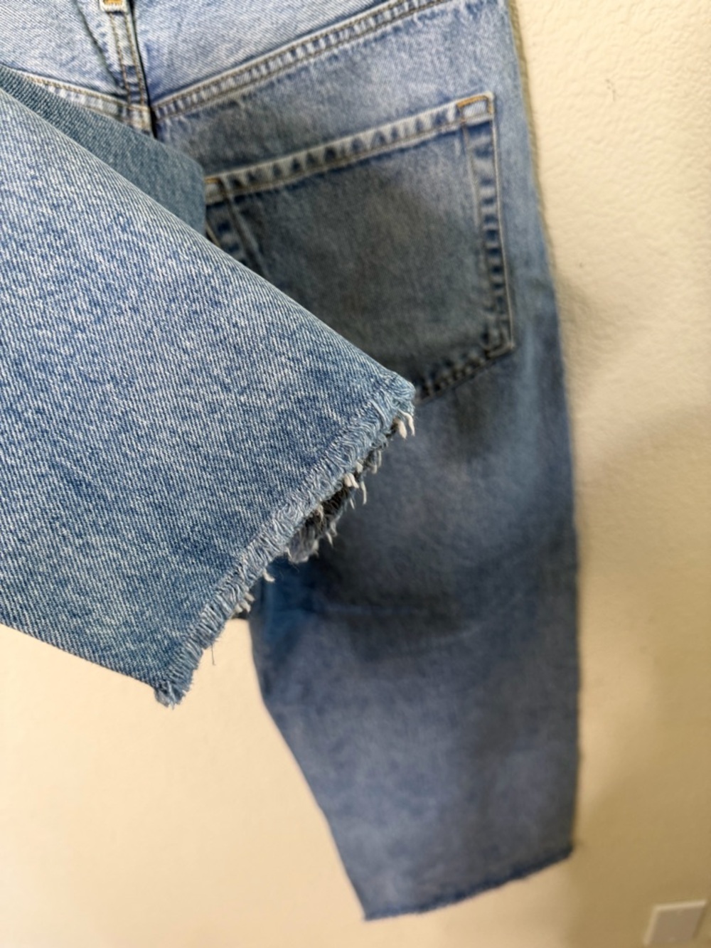 NEW Citizens Of Humanity Ayla Barrel Leg Crop Raw Hem in Sodapop Womens Size 26‎ - Picture 11 of 13